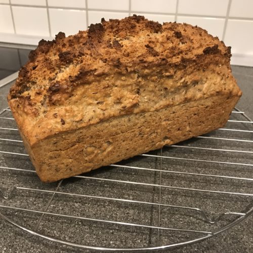 home-made bread with beautiful crust
